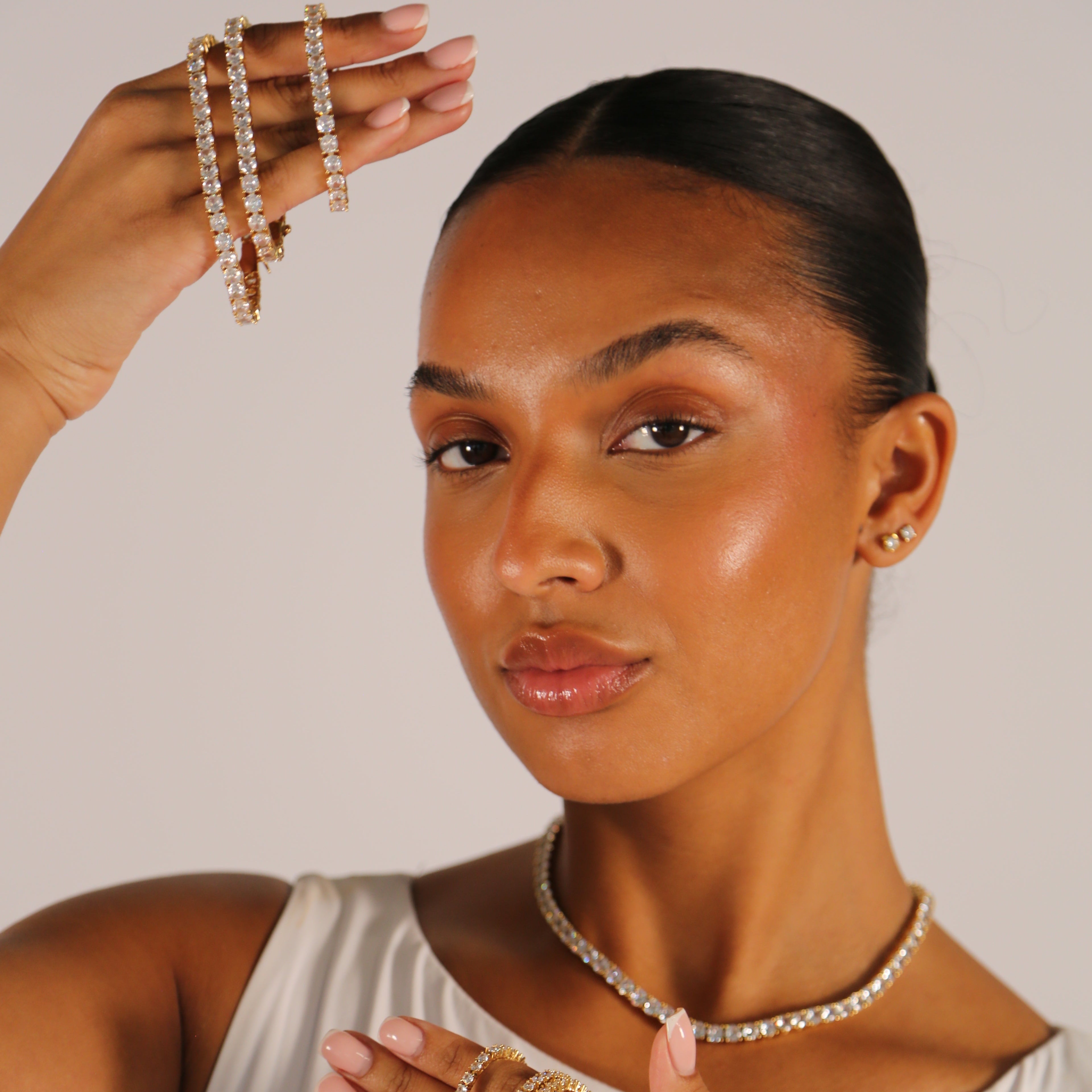 5MM Tennis Bracelet - White Gold