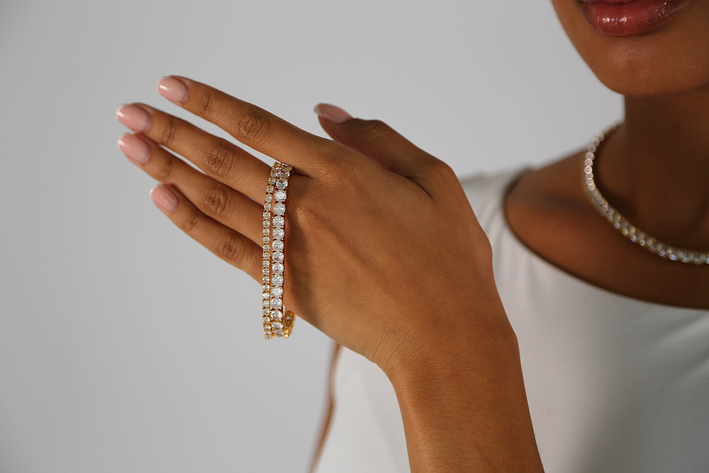 5MM Tennis Bracelet - Gold