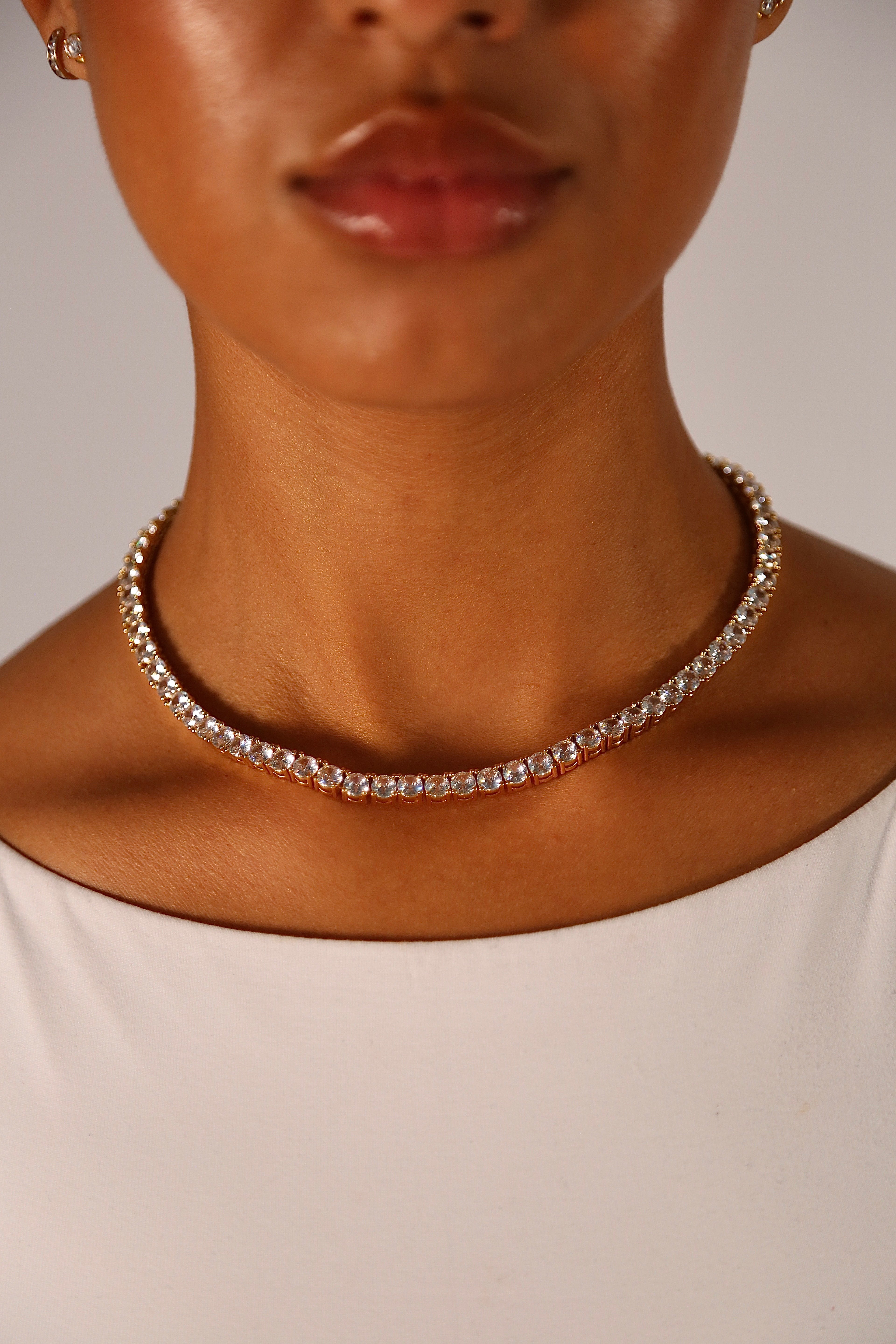 5MM Tennis Chain - Gold