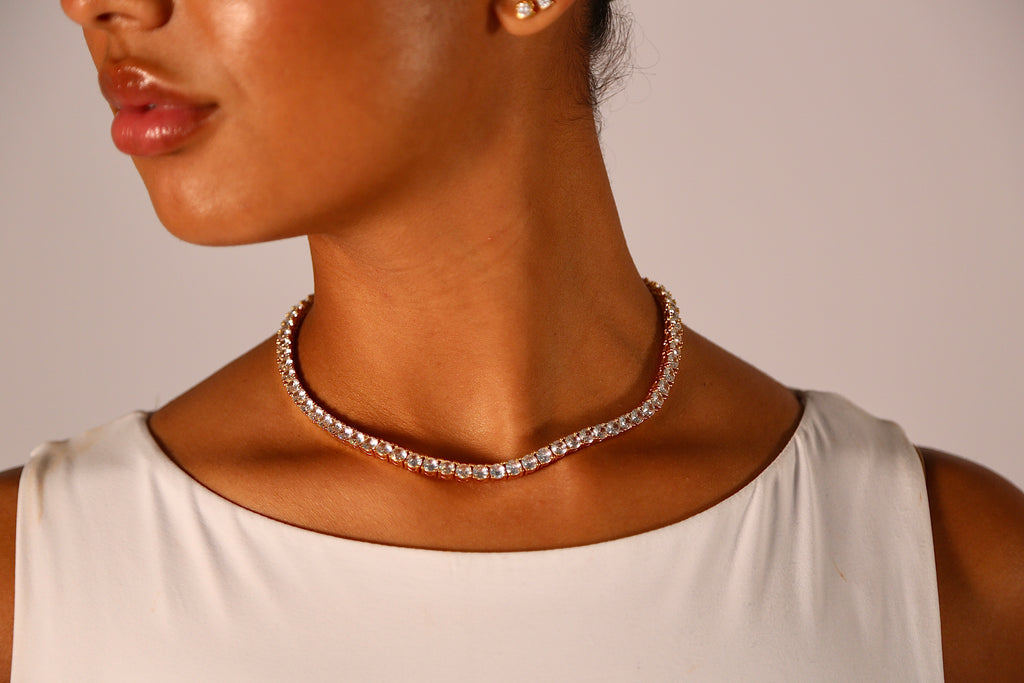 5MM Tennis Chain - Gold