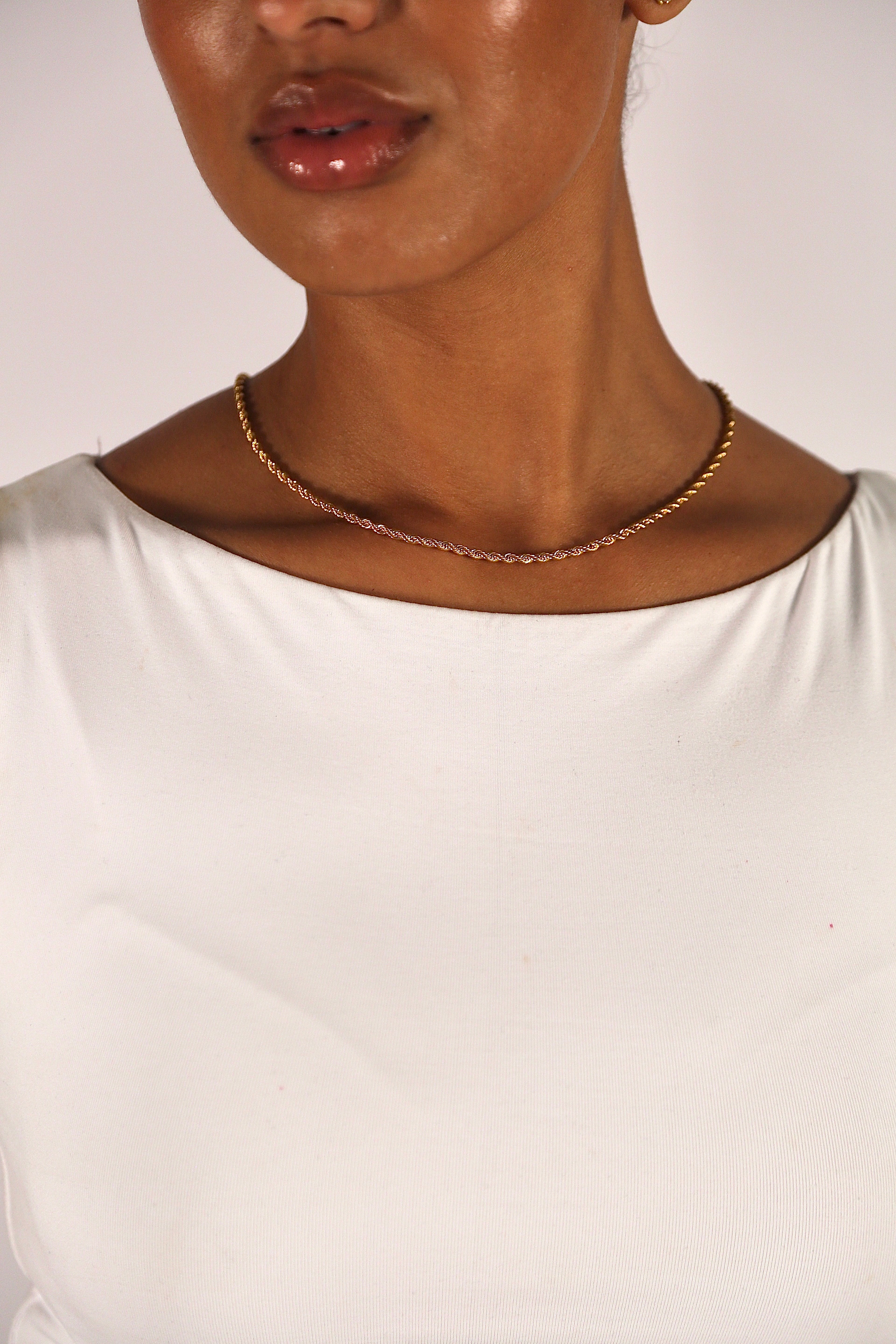 3MM Rope Chain - Gold