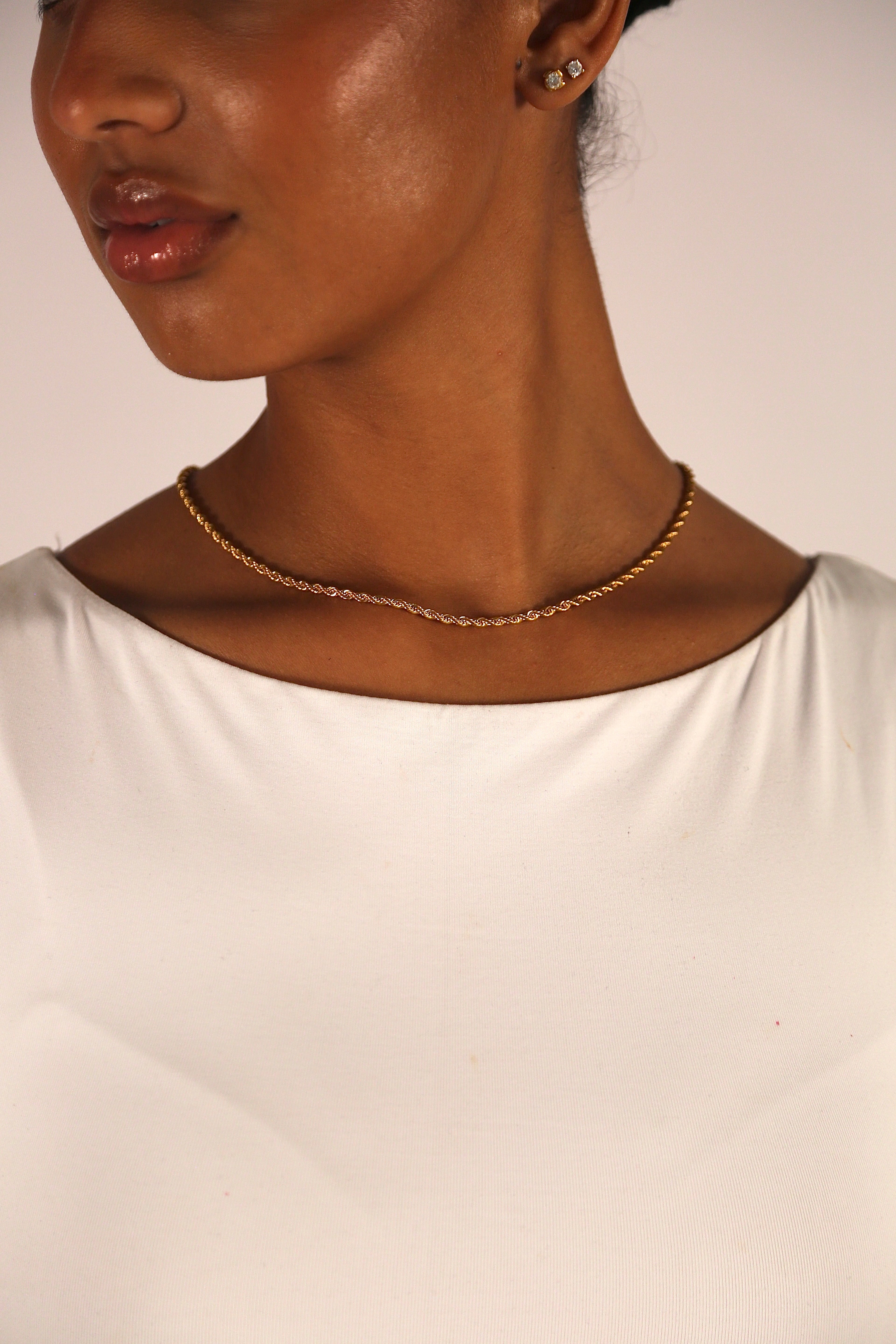 3MM Rope Chain - Gold